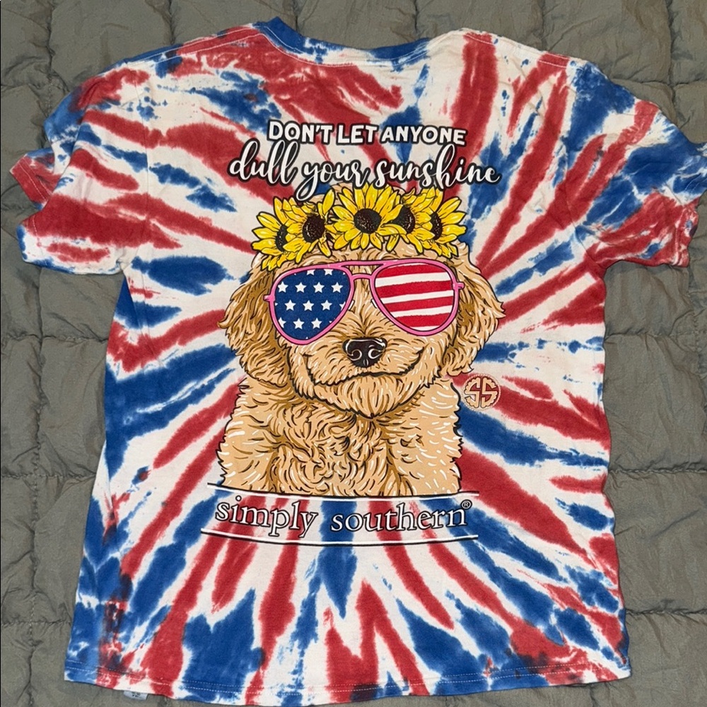Simply Southern Tie-Dye Dog T-Shirt